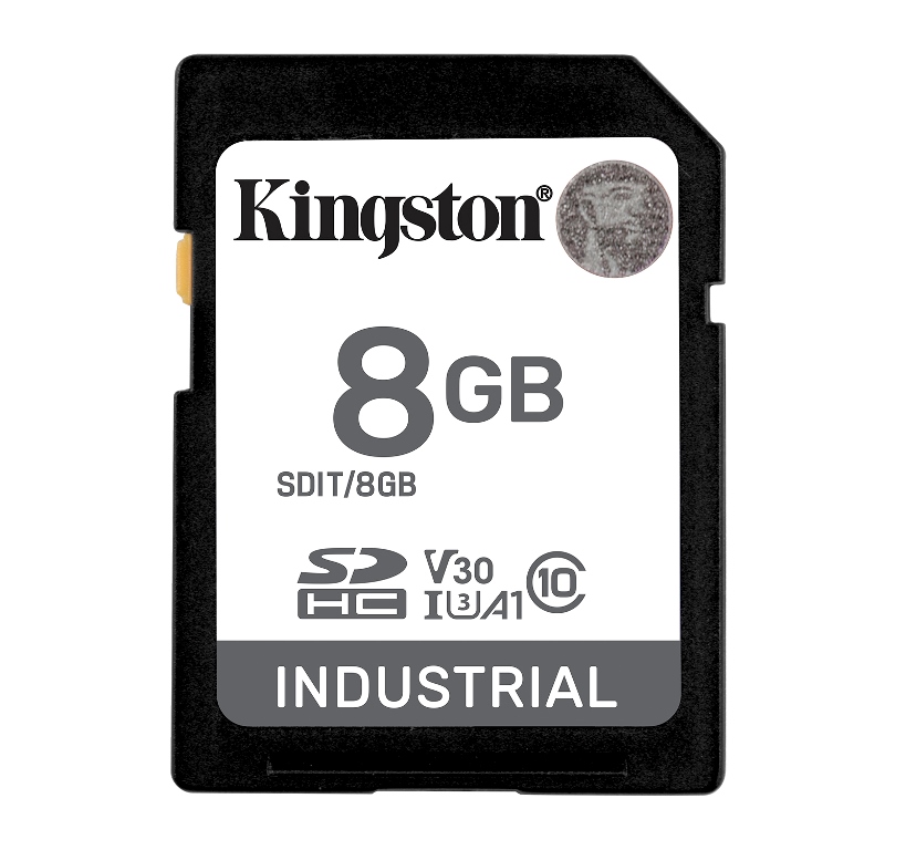 Carte MicroSD Kingston Industrial 32Go - Classe C10 A1 V30, PSLC, Résistante De -40°C à 85°C
